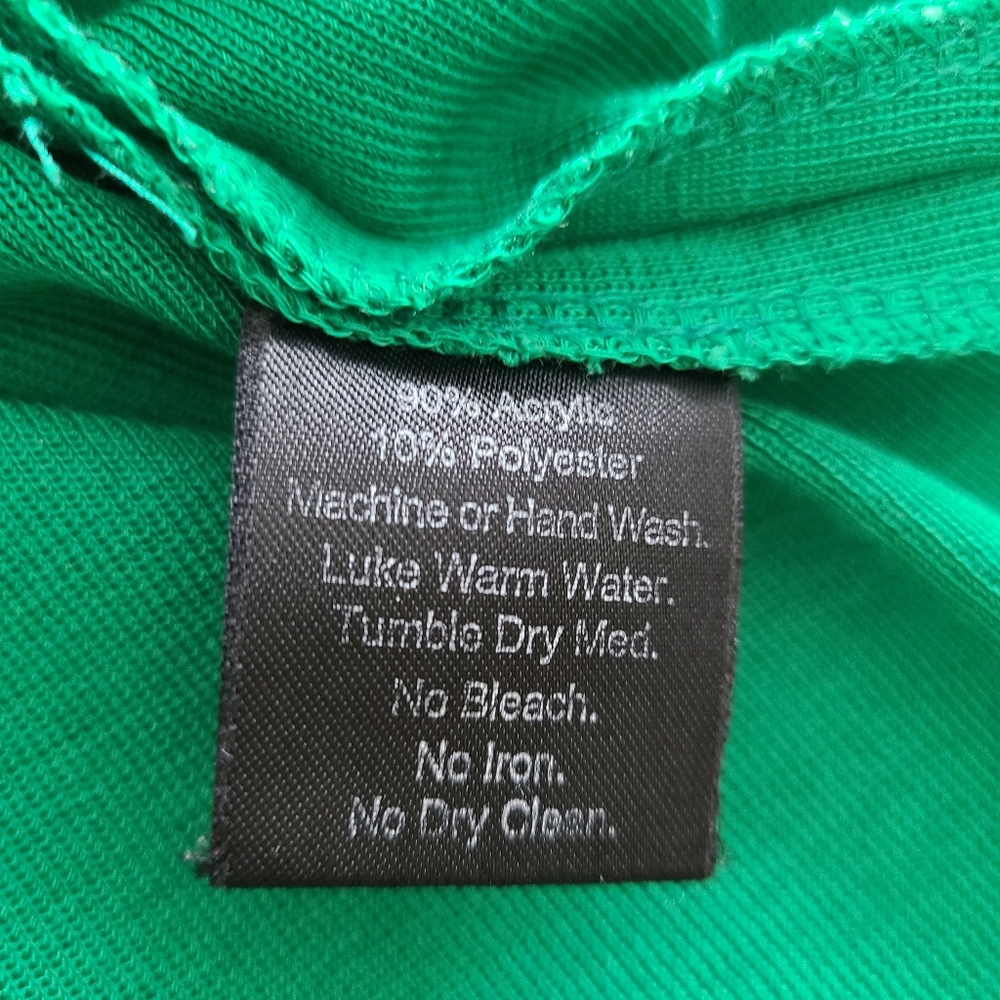 Misook Green Ribbed Tank Top - Picture 6 of 7